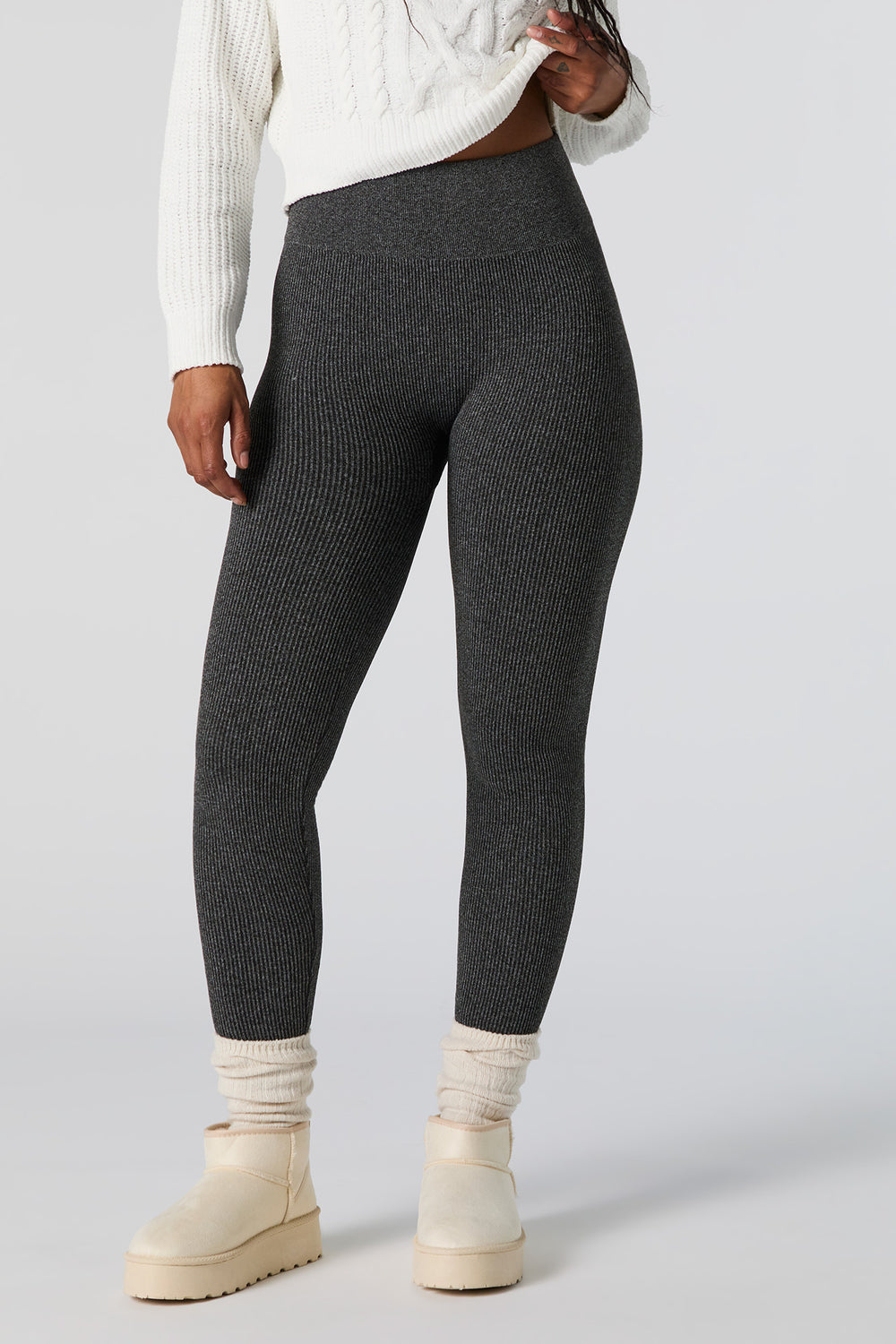 High Rise Seamless Ribbed Legging High Rise Seamless Ribbed Legging 8