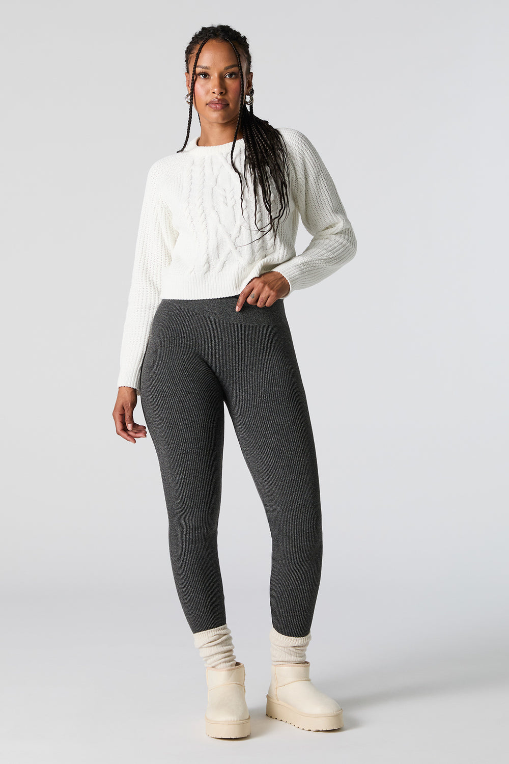 High Rise Seamless Ribbed Legging High Rise Seamless Ribbed Legging 7