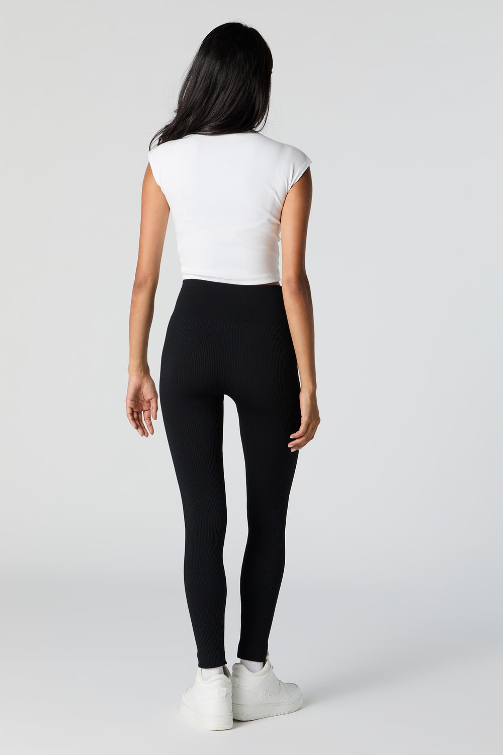 Seamless Ribbed High Rise Legging Seamless Ribbed High Rise Legging 6