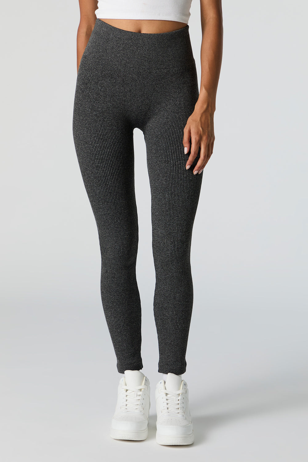 Seamless Ribbed High Rise Legging Seamless Ribbed High Rise Legging 8