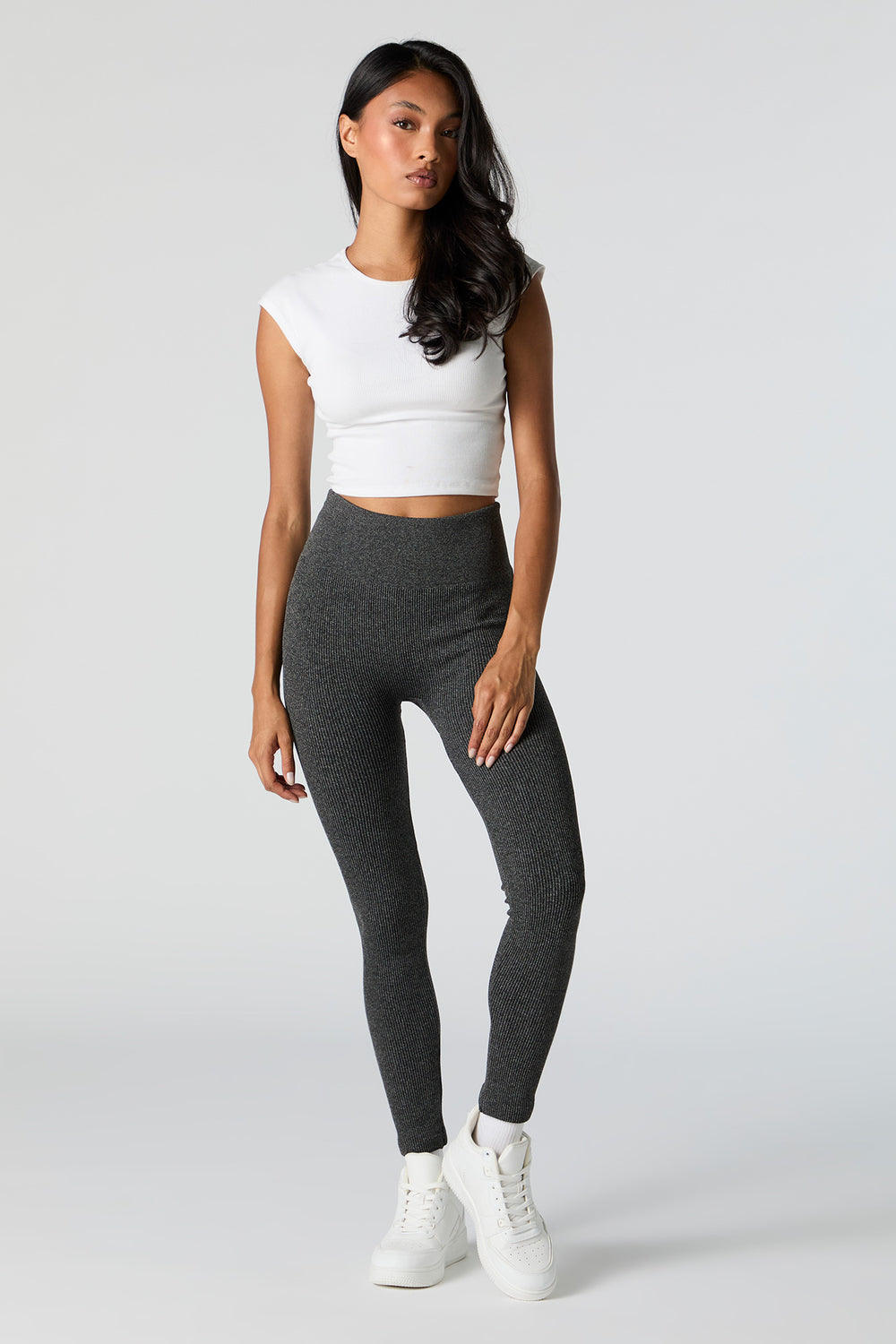 Seamless Ribbed High Rise Legging Seamless Ribbed High Rise Legging 7