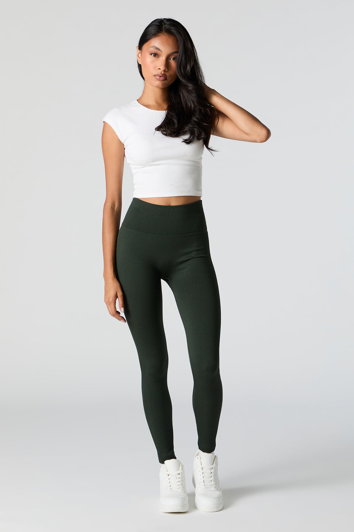 Seamless Ribbed High Rise Legging