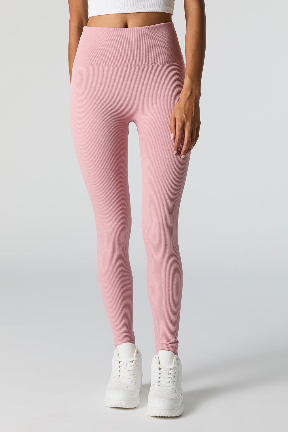 Seamless Ribbed High Rise Legging Seamless Ribbed High Rise Legging 14