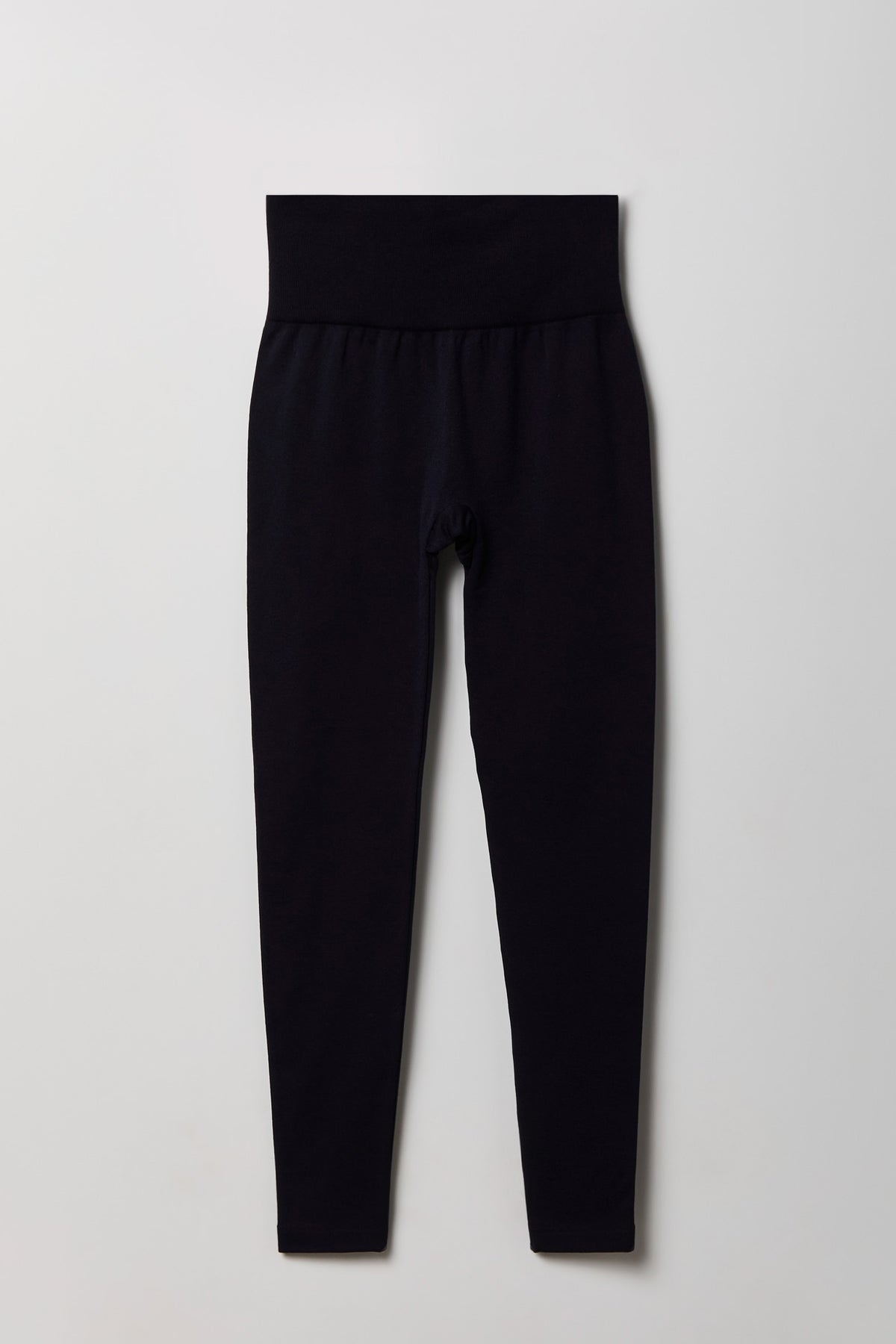 Alt View 2. High Rise Seamless Fleece Lined Legging - Navy