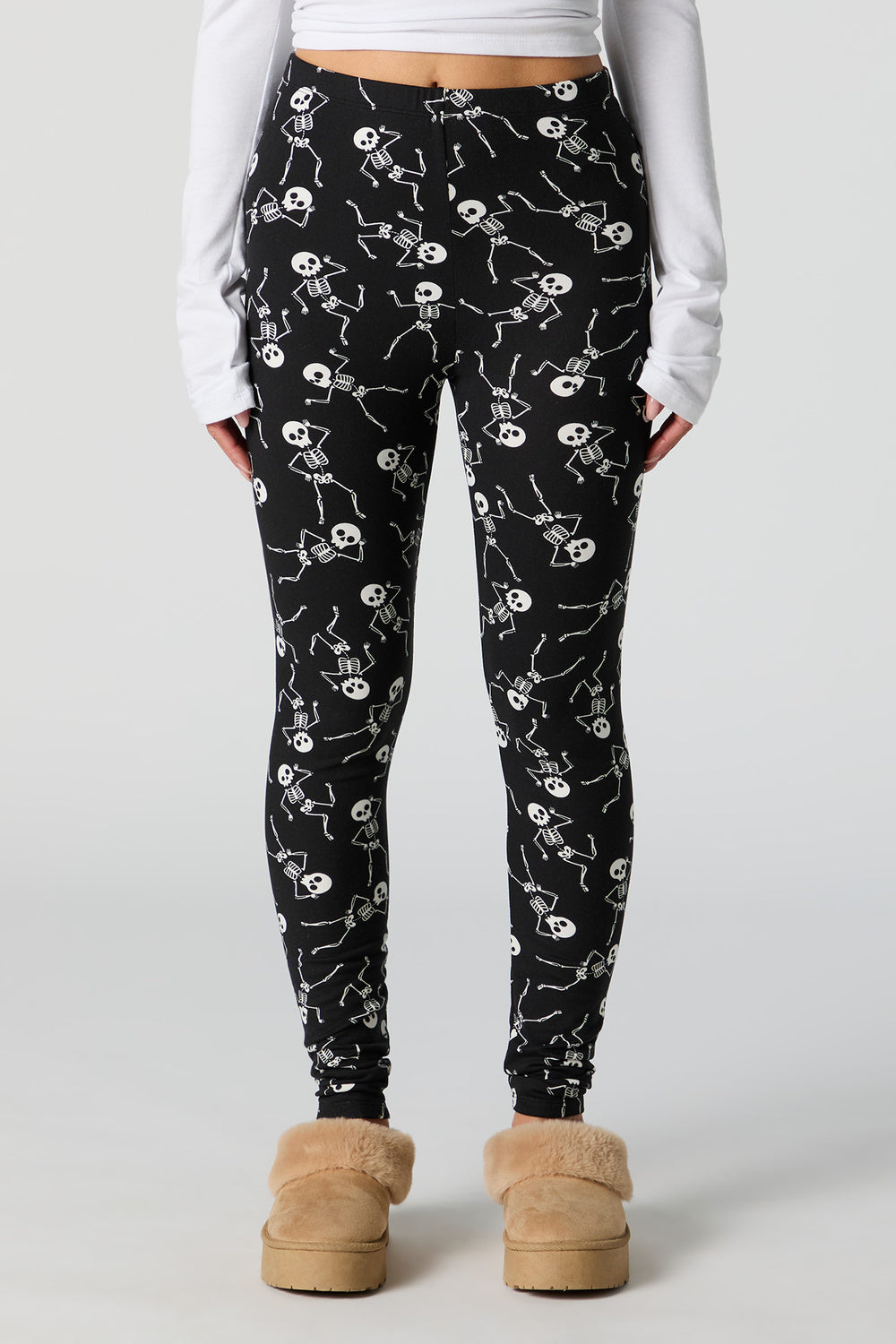 Halloween Print Fleece Legging Halloween Print Fleece Legging 2