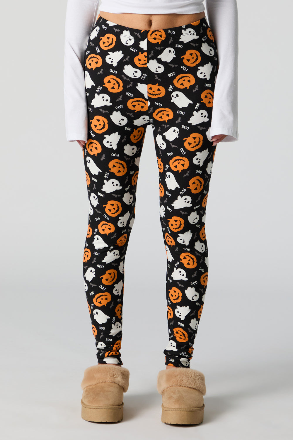 Halloween Print Fleece Legging Halloween Print Fleece Legging 8