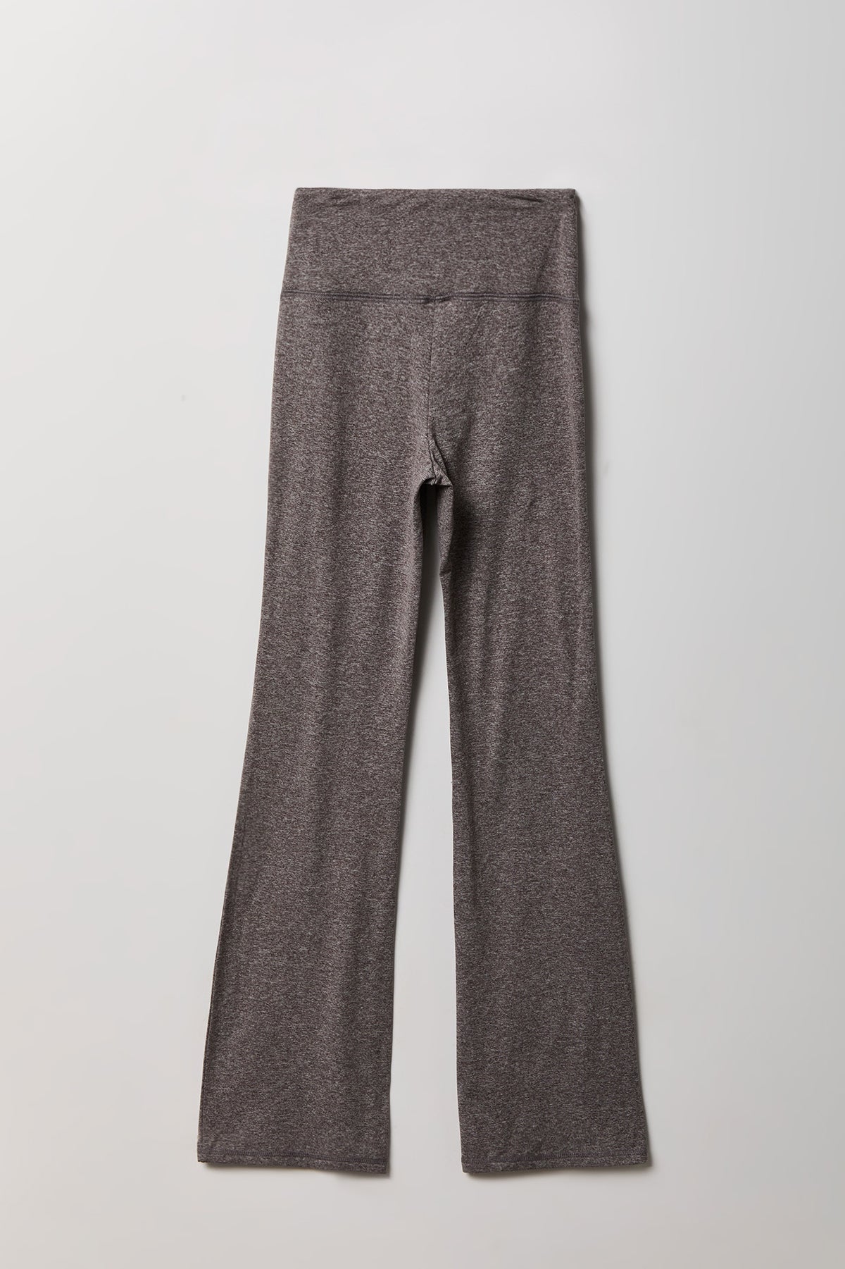 Alt View 2. Foldover Waist Flare Legging - Charcoal