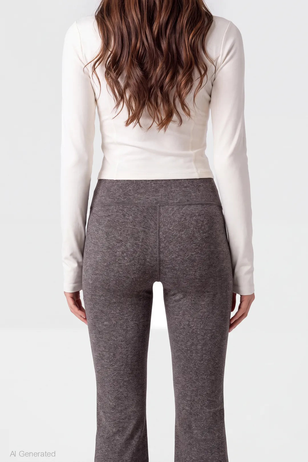 Alt View 4. Flare Legging - Charcoal