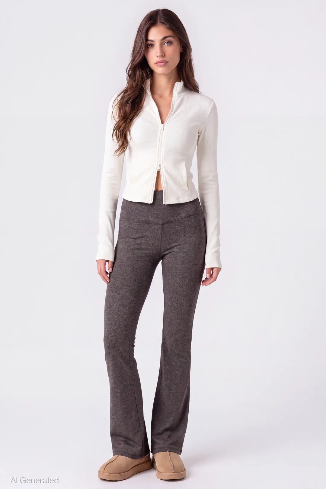 Flare Legging - Charcoal