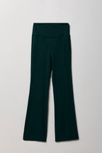 Foldover Waist Flare Legging