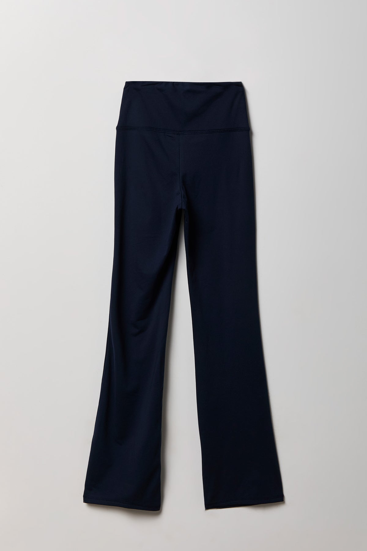 Alt View 2. Foldover Waist Flare Legging - Navy
