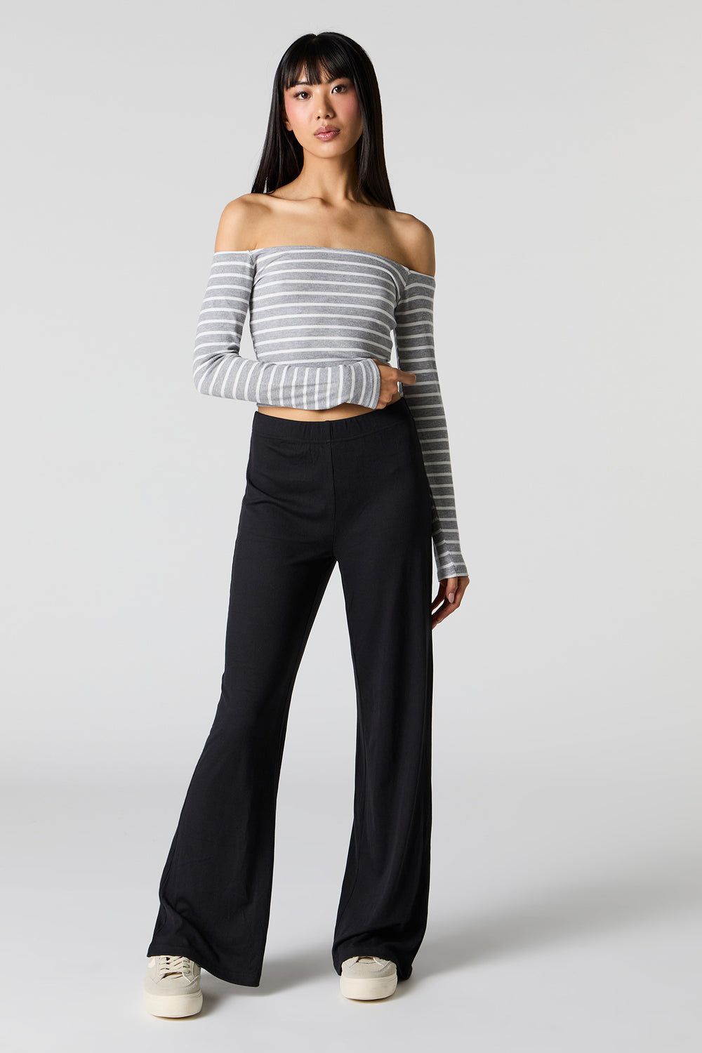 Soft Ribbed Wide Leg Pant Soft Ribbed Wide Leg Pant 4