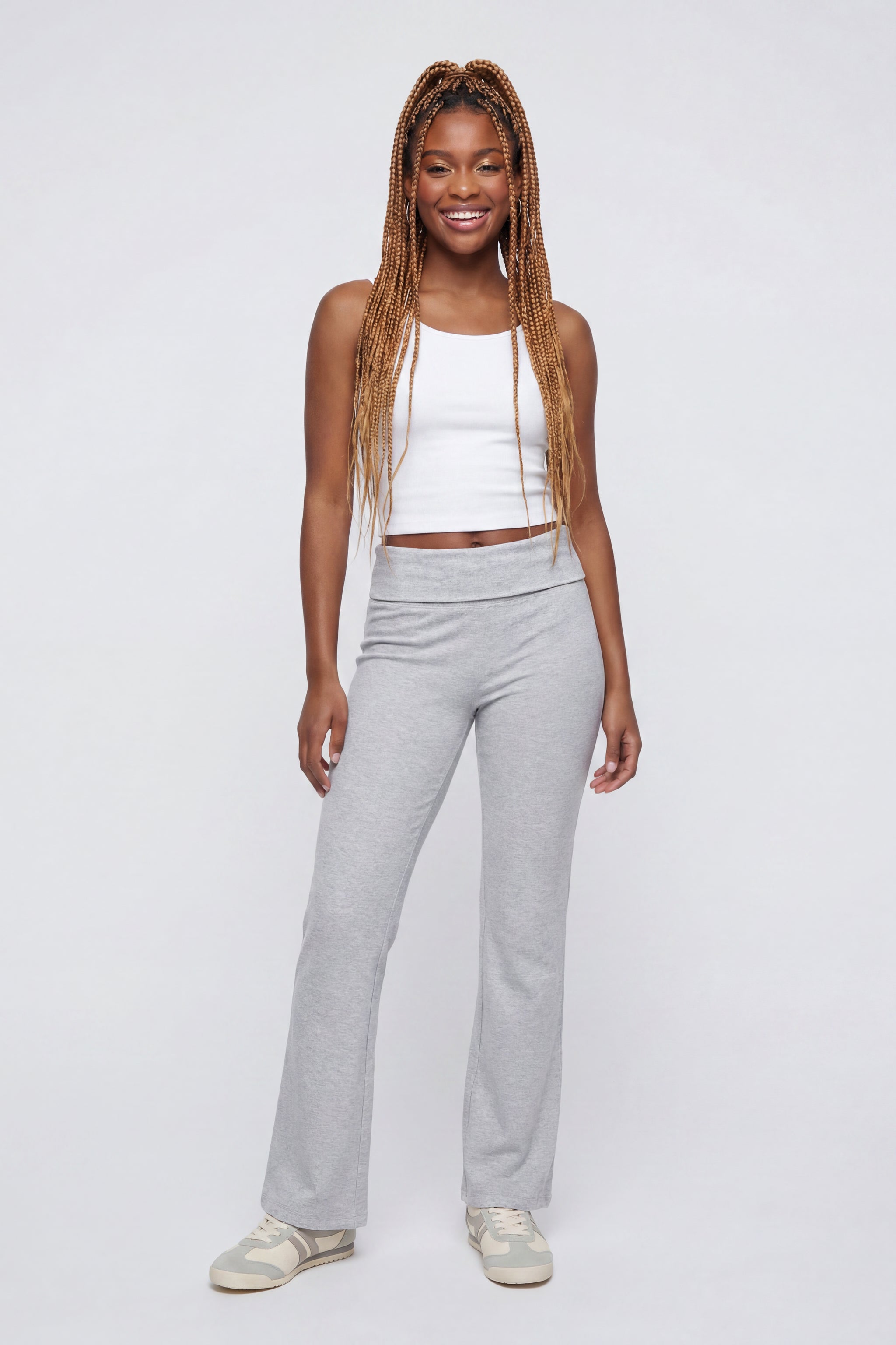 Foldover Waist Flare Legging – Charlotte Russe