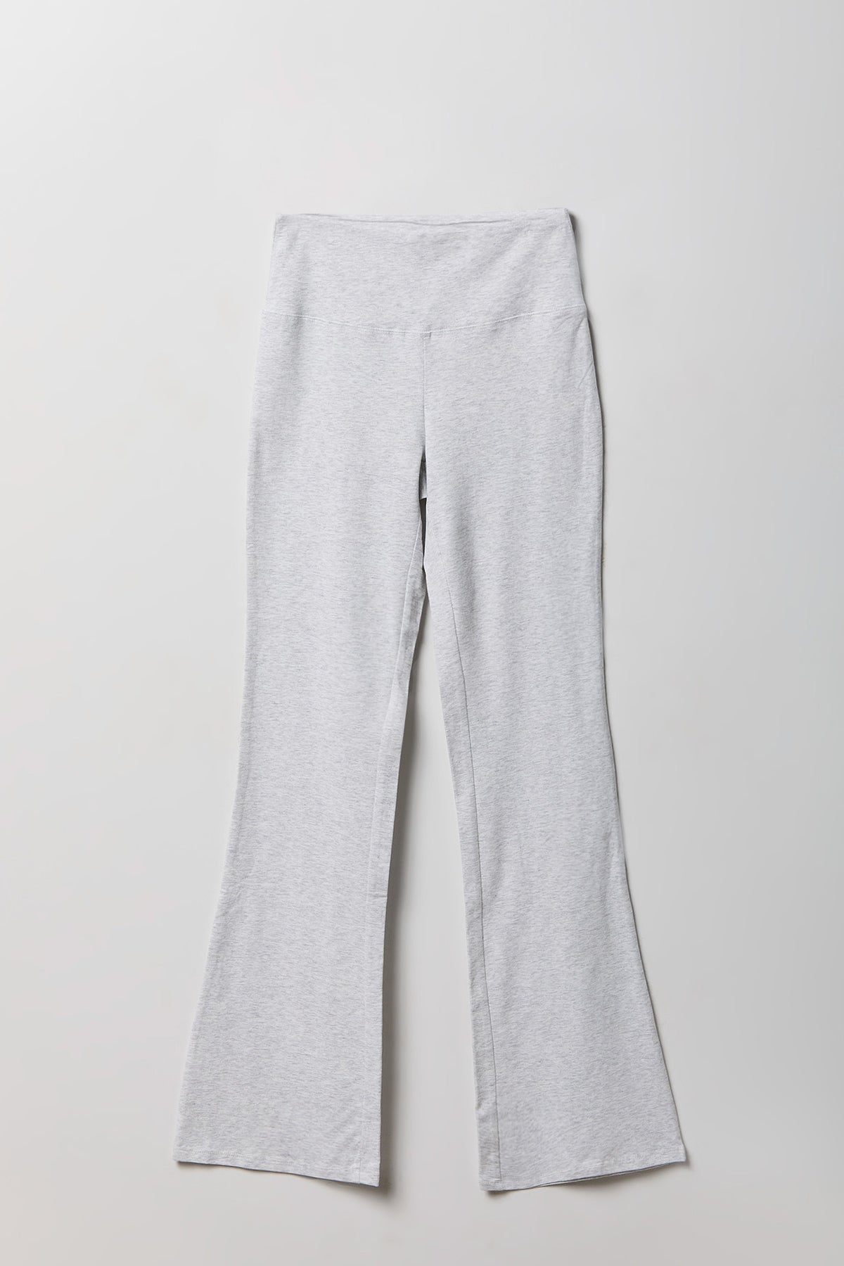 Alt View 4. Flare Legging - Heather Grey