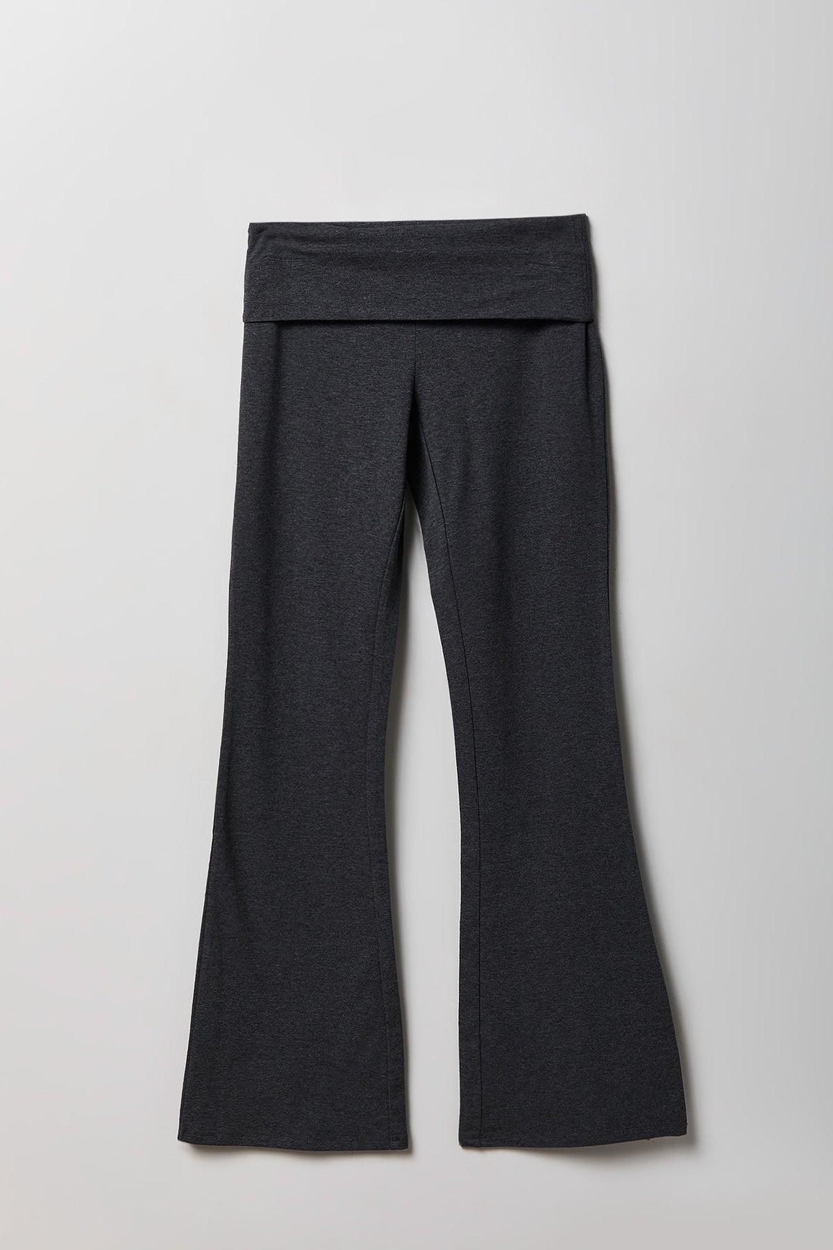 Alt View 9. Foldover Waist Flare Legging - Brown