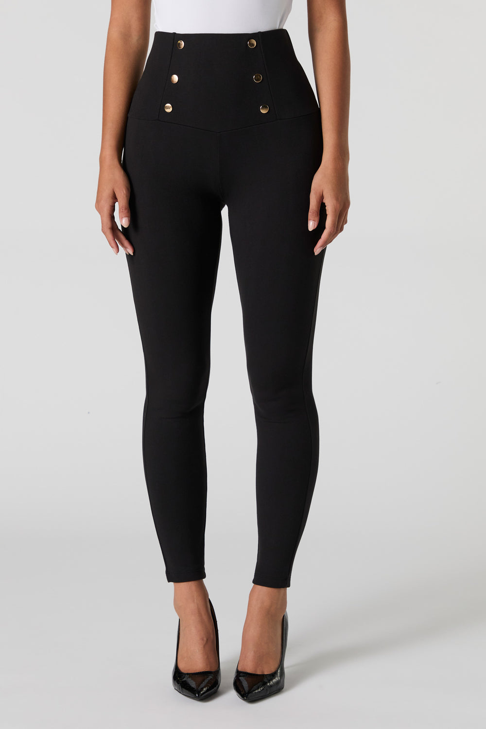 High Rise Utility Button Legging High Rise Utility Button Legging 2