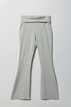 Foldover Waist Flare Pant
