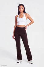 Foldover Waist Flare Pant
