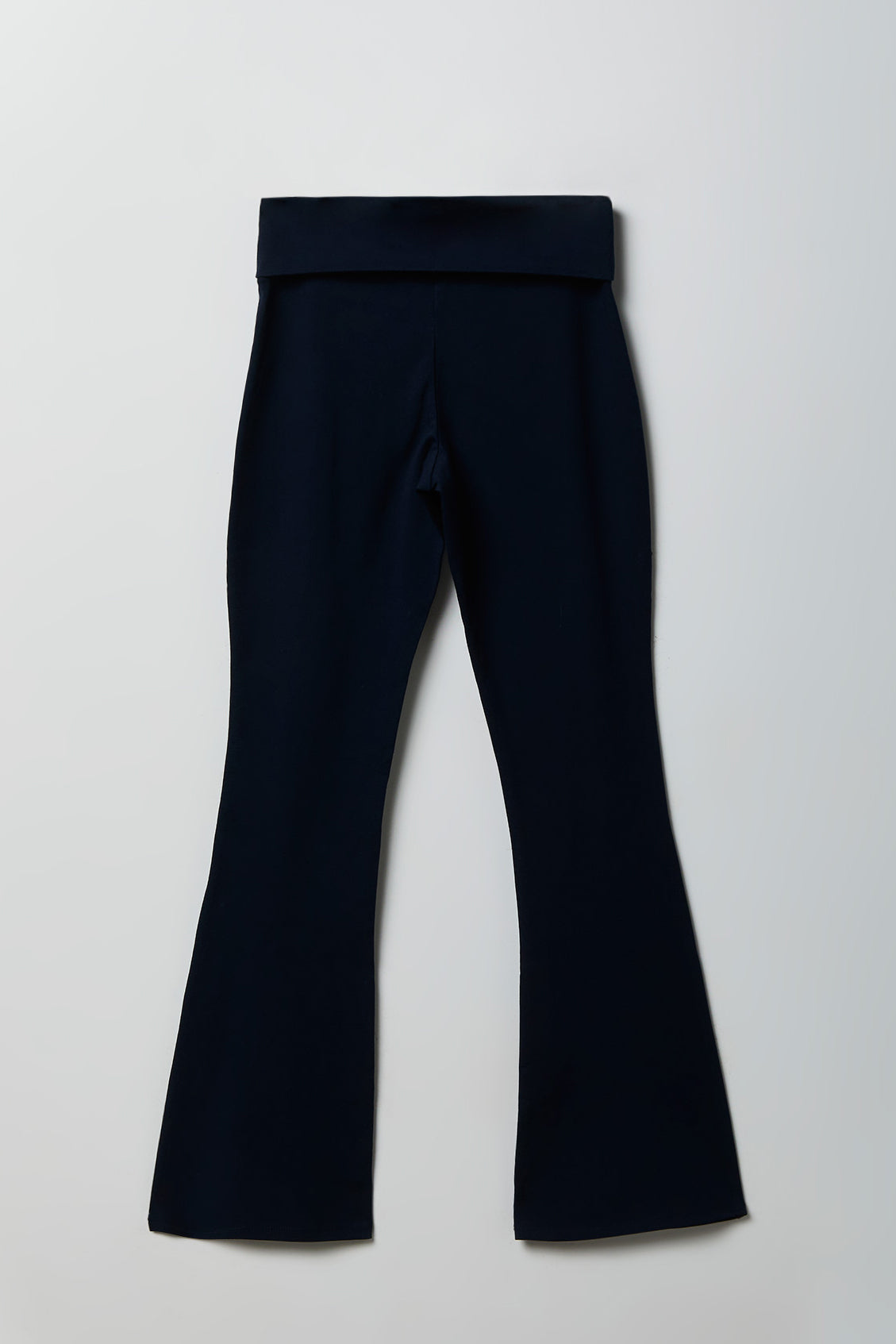 Alt View 2. Foldover Waist Flare Pant - Navy