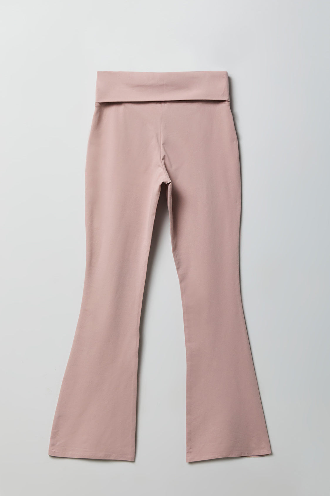 Alt View 2. Foldover Waist Flare Pant - Rose