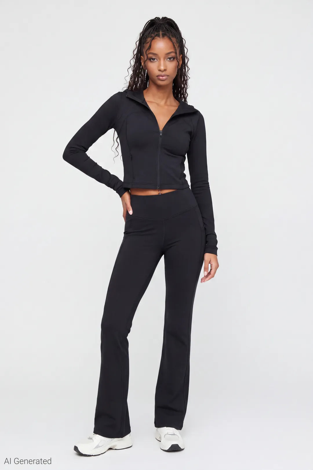 Alt View 6. Flare Pant - Green