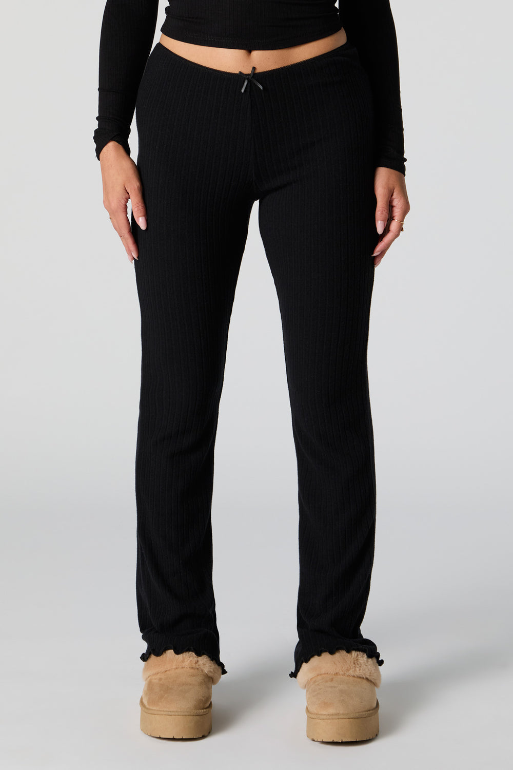 Ribbed Flare Legging Ribbed Flare Legging 2