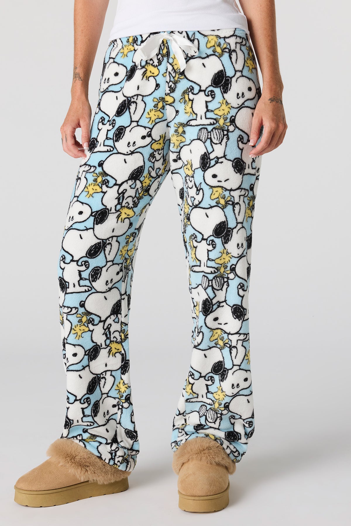 Alt View 2. Peanuts Snoopy Plush Pajama Pant - Blue