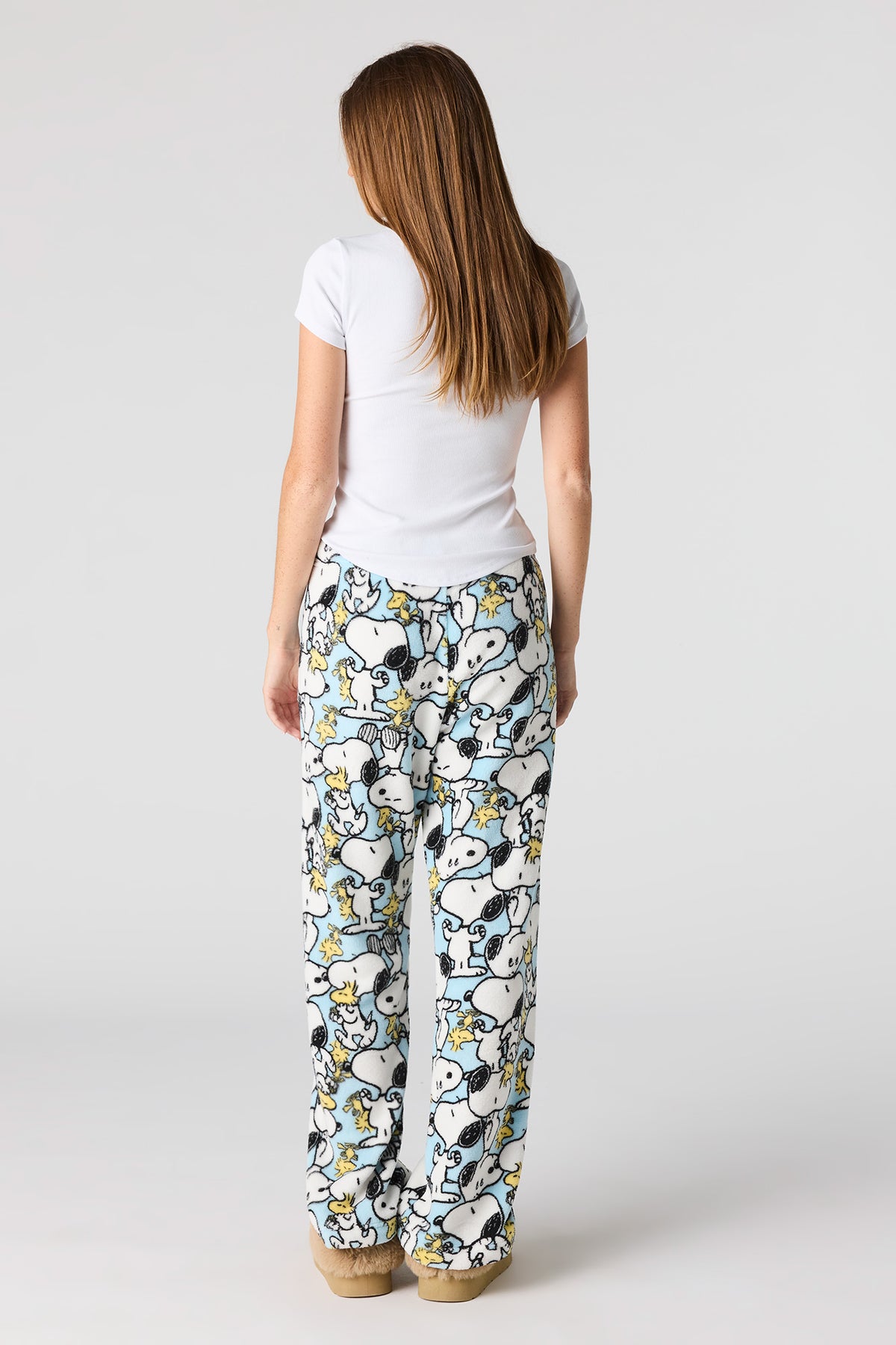 Alt View 3. Peanuts Snoopy Plush Pajama Pant - Blue