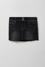 Stretch Denim Micro Mini Skort