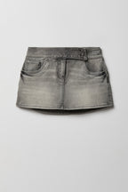 Denim Mini Skort