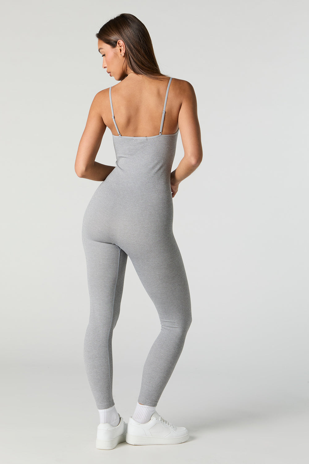 Active Seamless Ribbed Scoop Neck Jumpsuit Active Seamless Ribbed Scoop Neck Jumpsuit 3