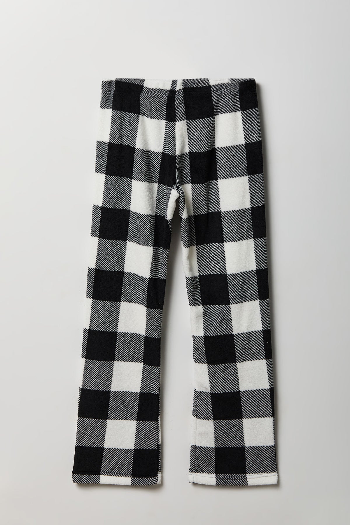 Alt View 2. Plush Printed Pajama Pant - Black