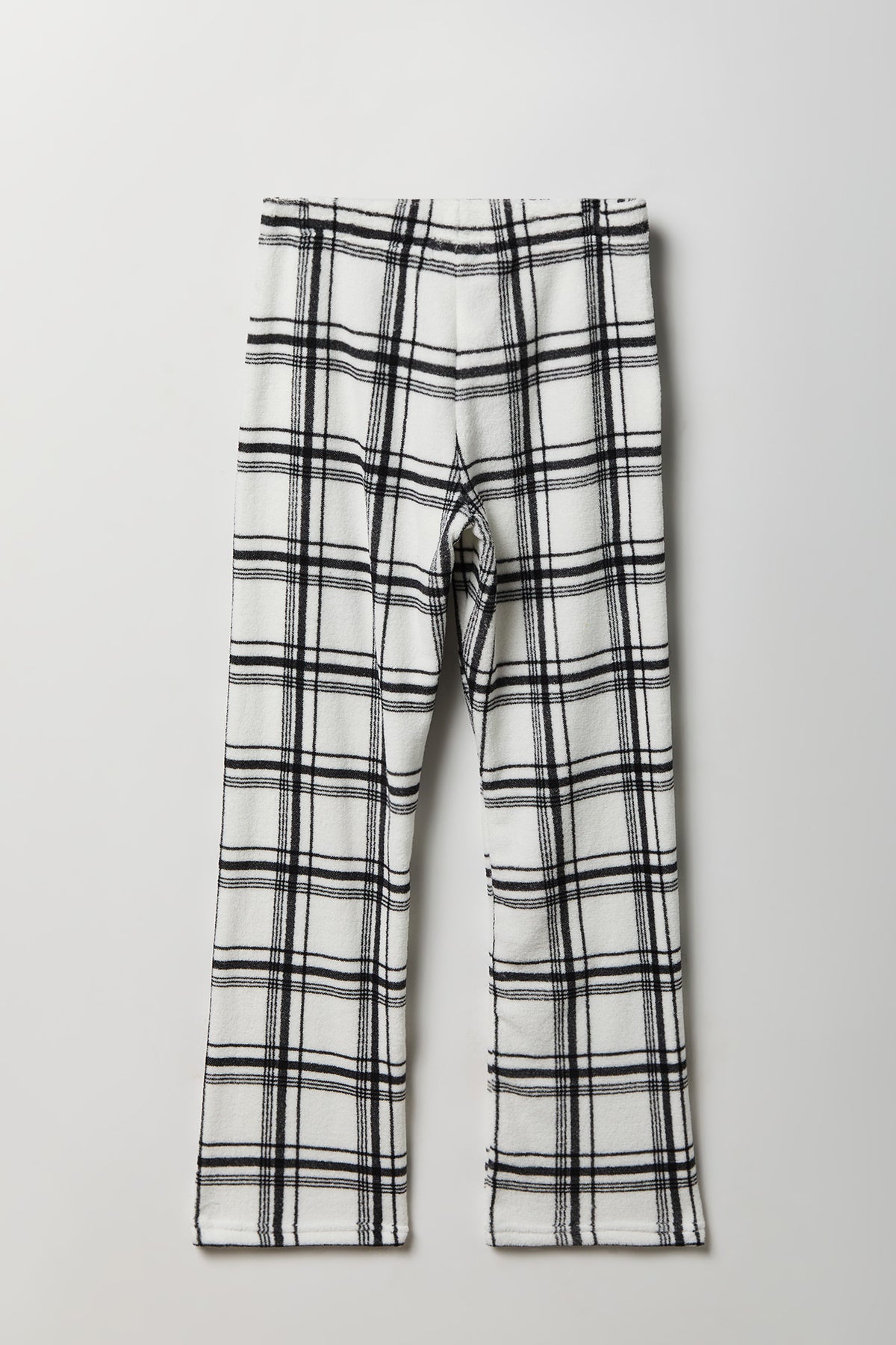 Alt View 2. Plush Printed Pajama Pant - White