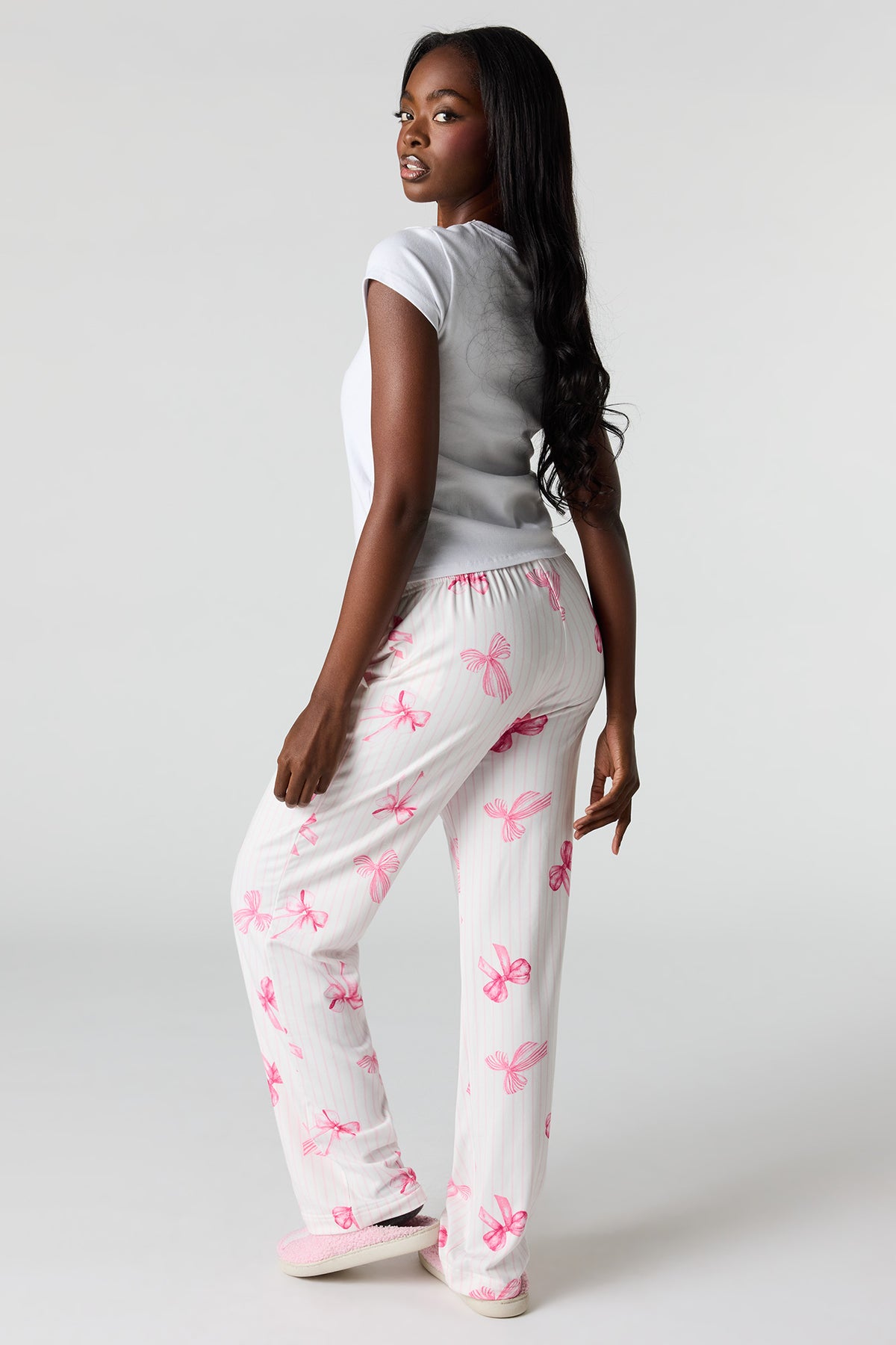 Alt View 3. Pajama Pant - Light Pink
