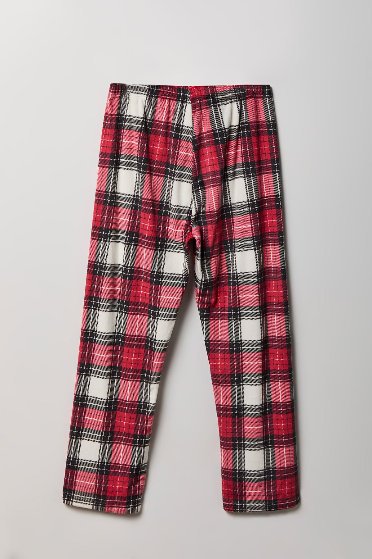 Alt View 2. Patterned Plush Pajama Pant - Pink