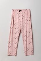 Patterned Plush Pajama Pant