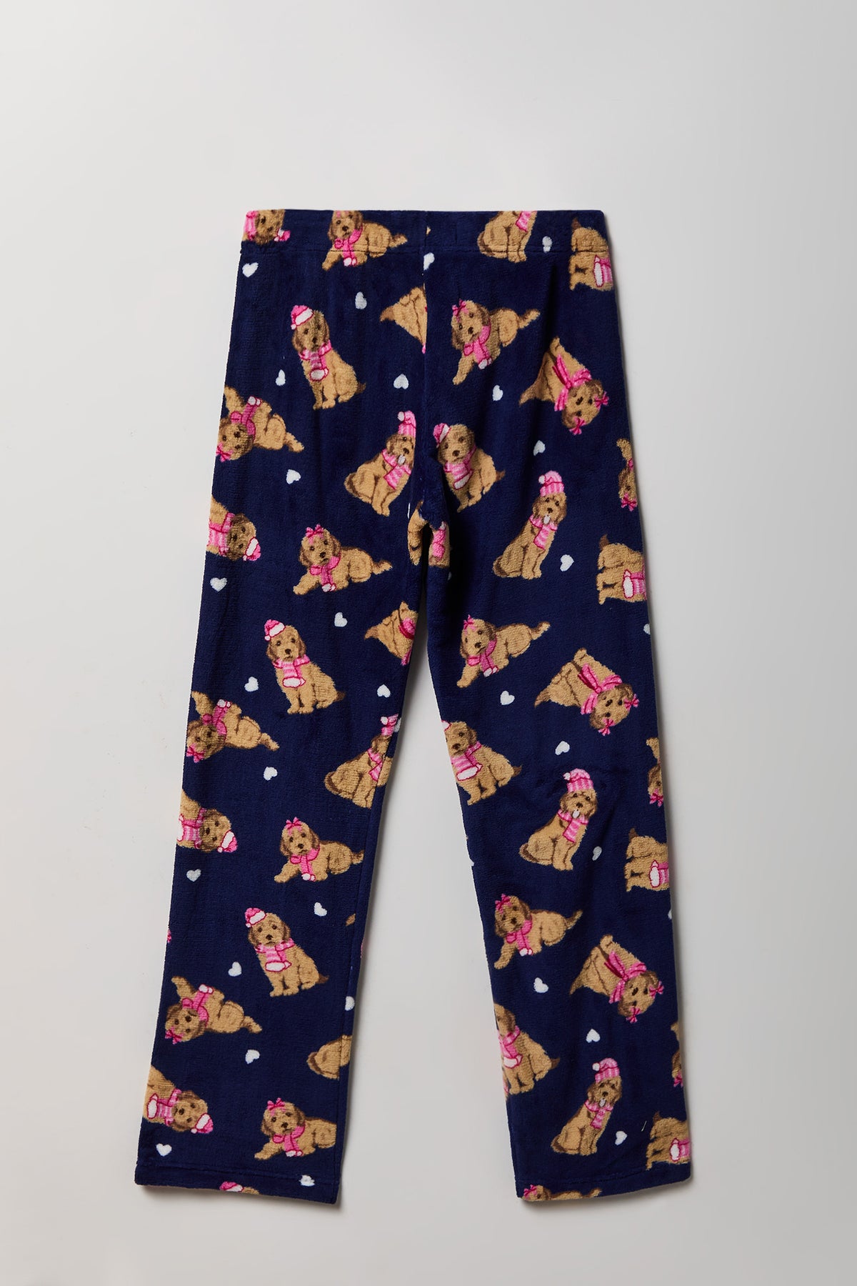 Alt View 2. Patterned Plush Pajama Pant - Navy