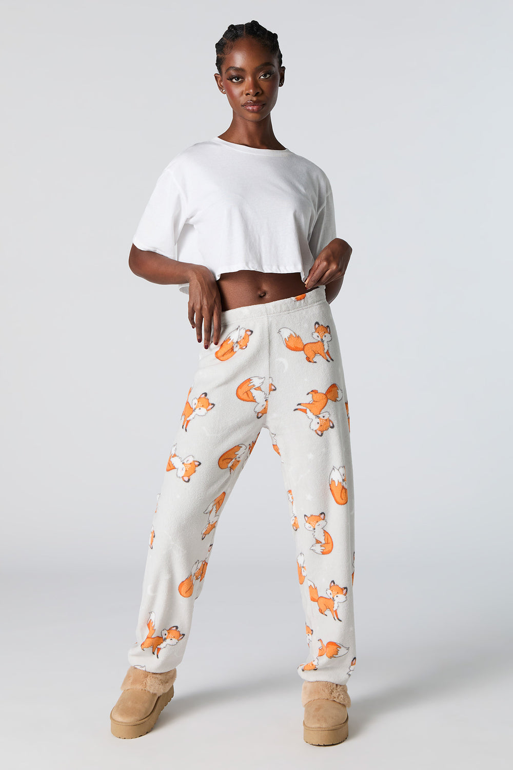 Printed Plush Pajama Pant Printed Plush Pajama Pant 10