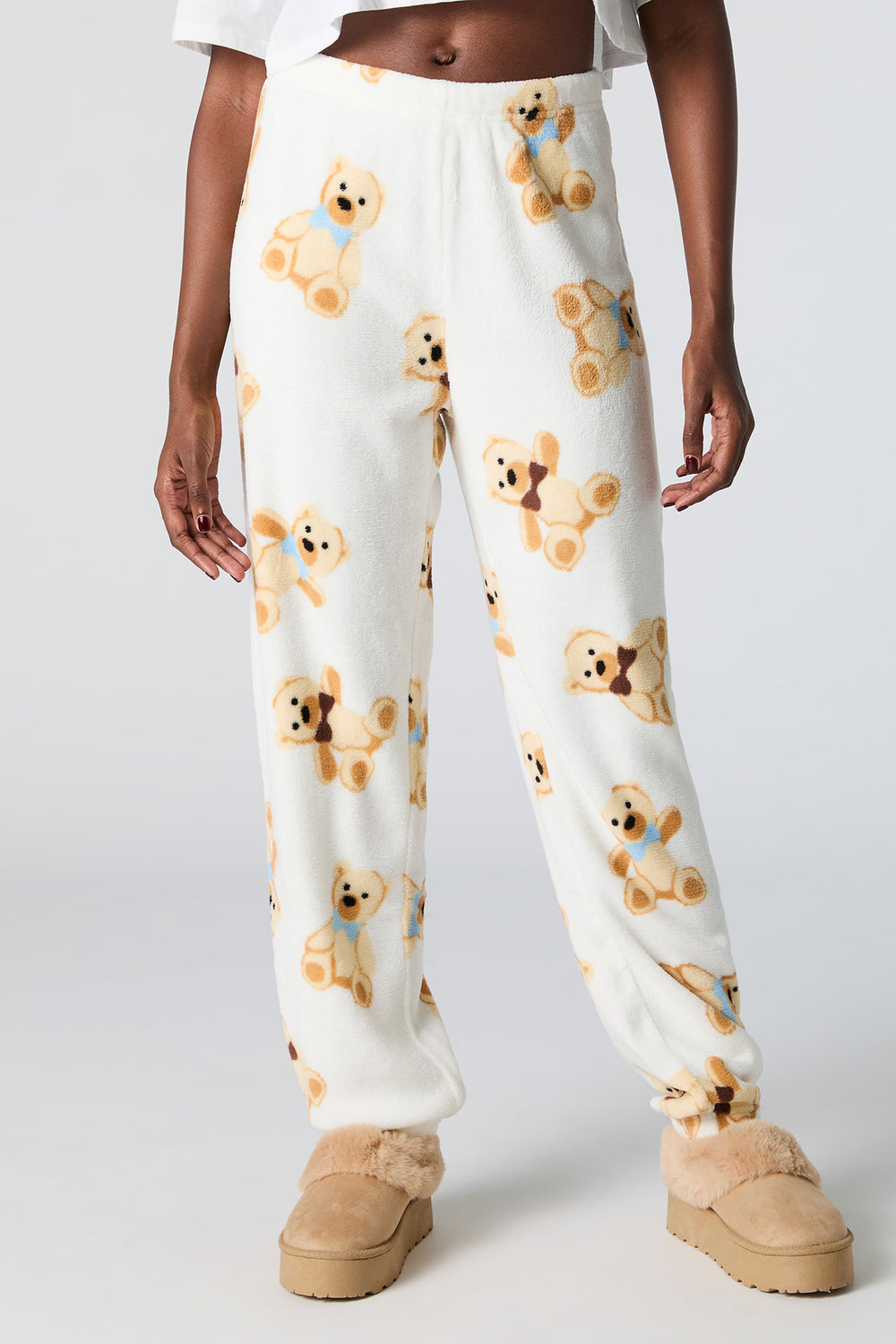 Printed Plush Pajama Pant Printed Plush Pajama Pant 2