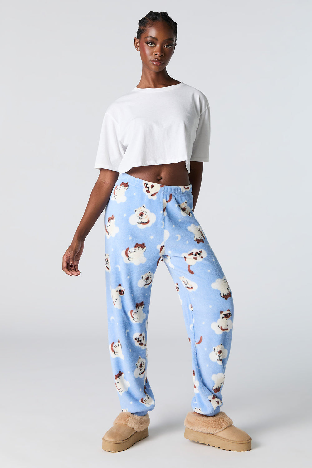 Printed Plush Pajama Pant Printed Plush Pajama Pant 13