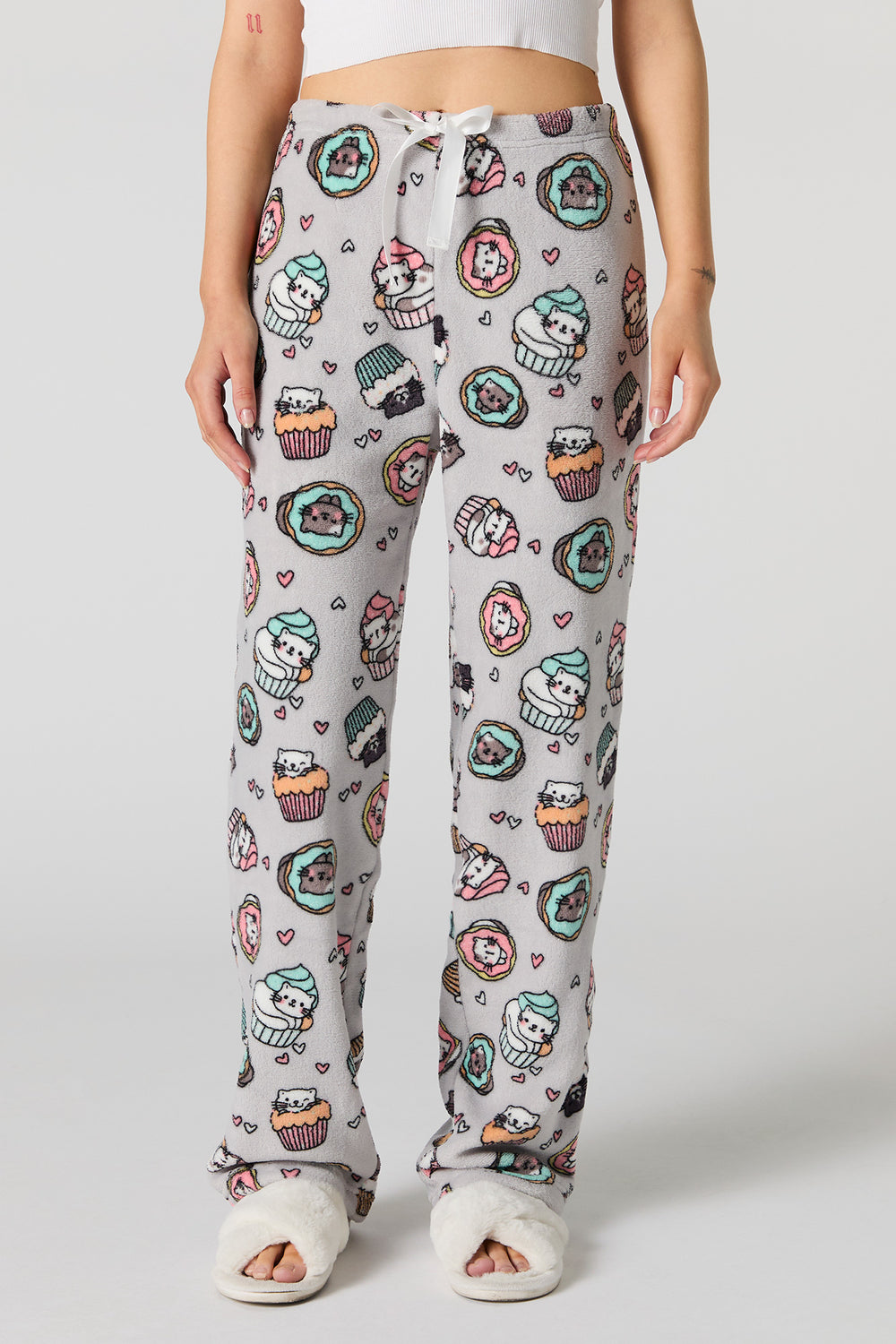 Printed Plush Pajama Pant Printed Plush Pajama Pant 8