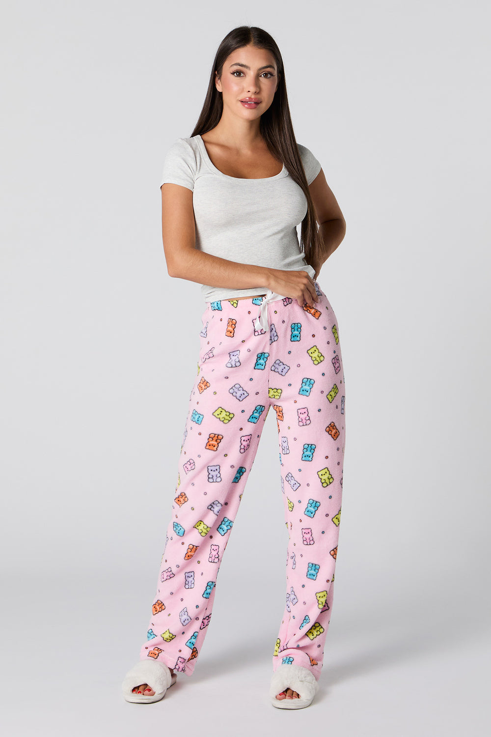 Printed Plush Pajama Pant Printed Plush Pajama Pant 34