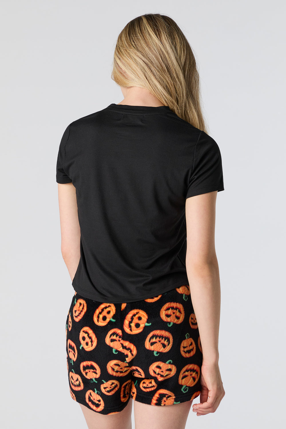 Halloween T-Shirt and Short  2 Piece Pajama Set Halloween T-Shirt and Short  2 Piece Pajama Set 2