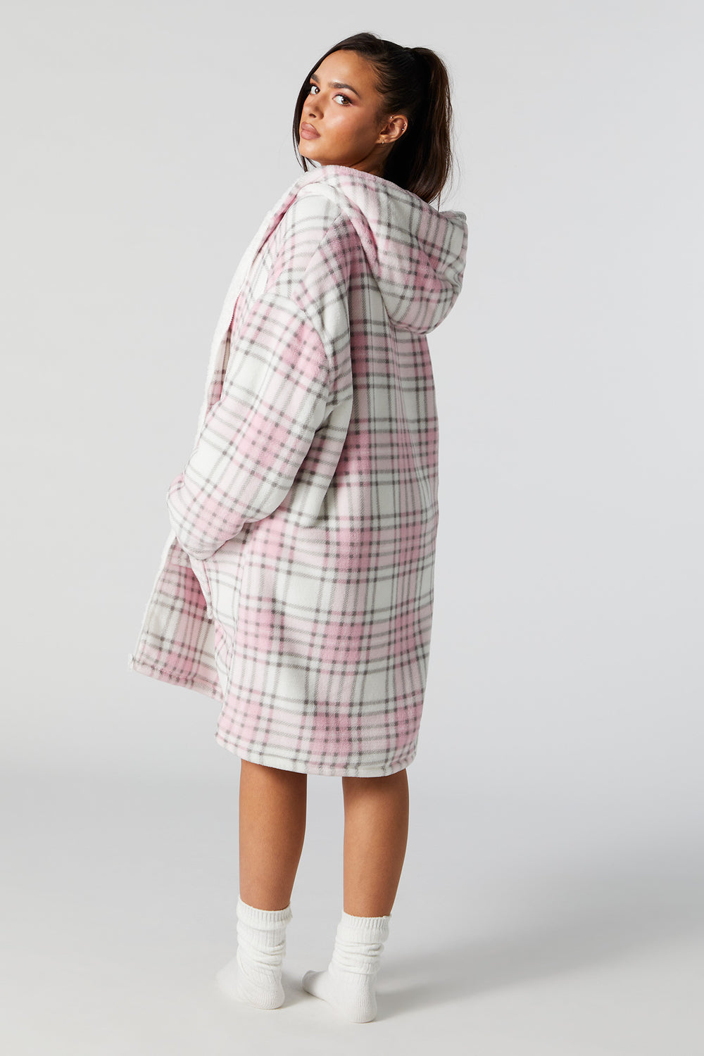 Plaid Print Zip-Up Humungo Plaid Print Zip-Up Humungo 2