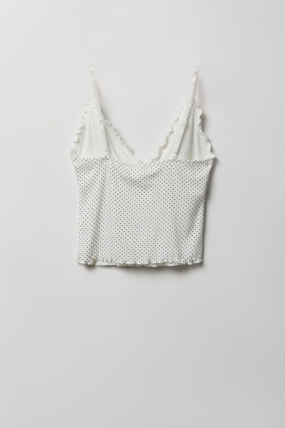 Alt View 6. Pointelle Tank & Short Pajama Set - White