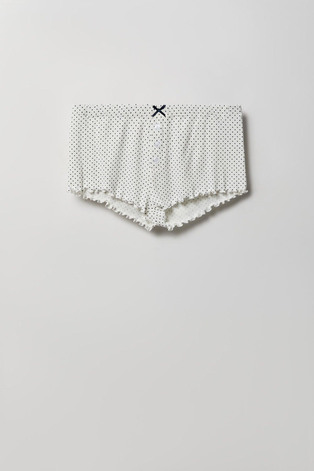 Alt View 7. Pointelle Tank & Short Pajama Set - White