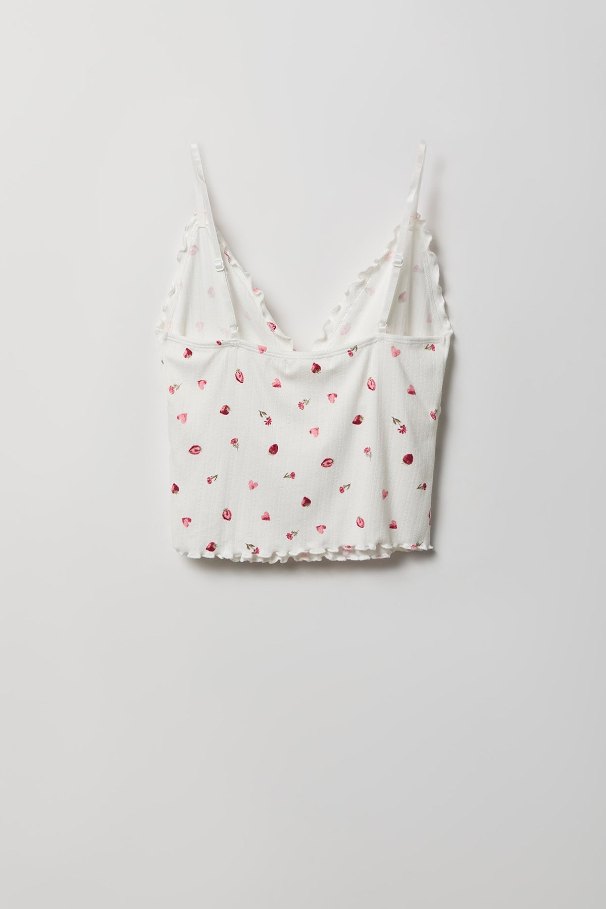 Alt View 6. Pointelle Tank & Short Pajama Set - Ivory