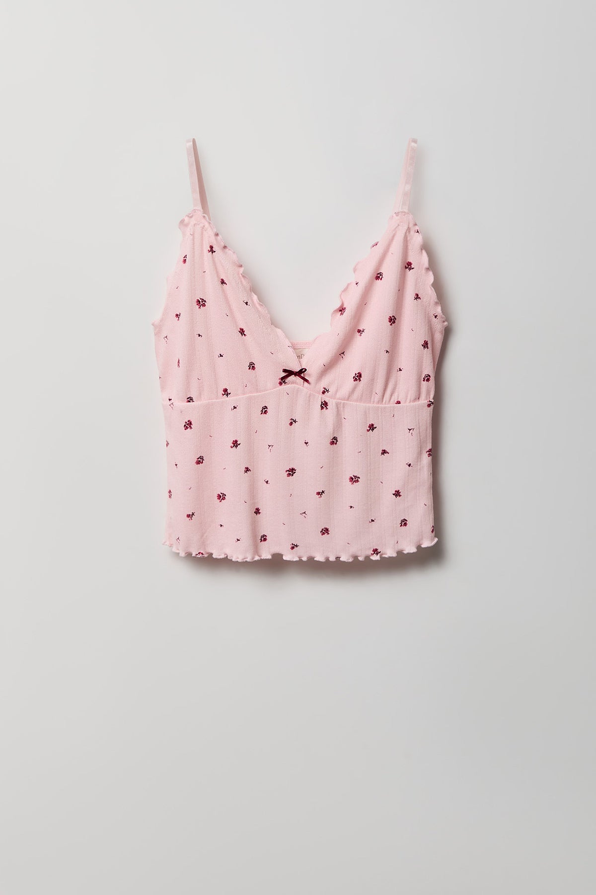 Alt View 5. Pointelle Tank & Short Pajama Set - Pink