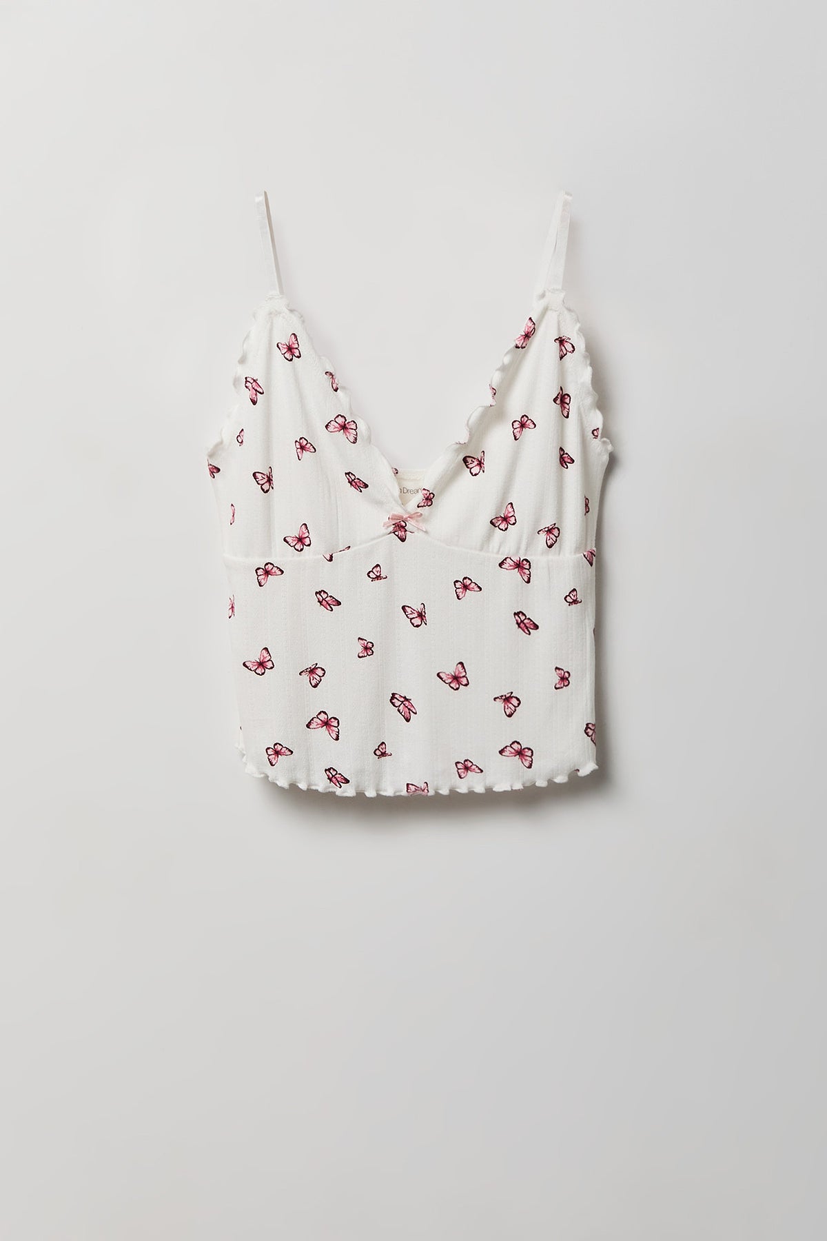 Alt View 5. Pointelle Tank & Short Pajama Set - Peach