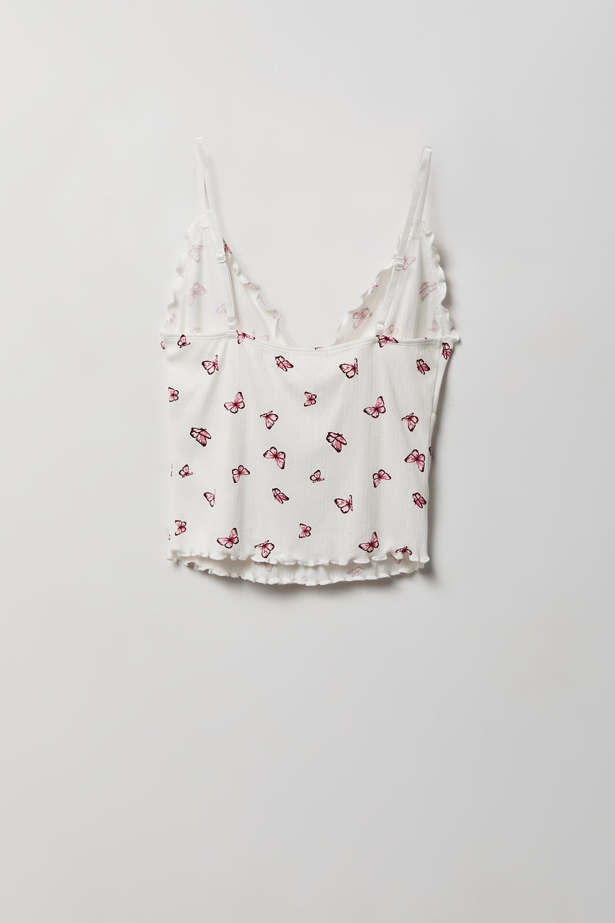 Alt View 6. Pointelle Tank & Short Pajama Set - Peach